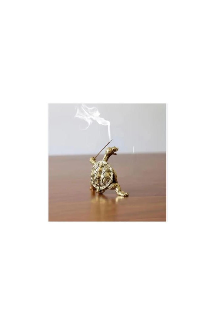 "An elegant and luxurious metal incense burner with artistic engravings.  "  - Image 1