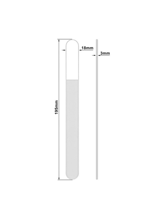 مونت بلو مبرد أظافر زجاجي احترافي كبير من الزجاج المقسى التشيكي الأصلي مصنوع يدويًا في جمهورية التشيك، أفضل مبرد أظافر كريستالي للأظافر الطبيعية - Image 4