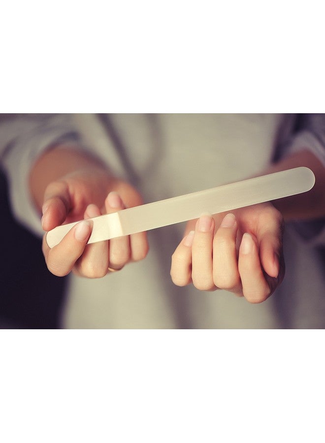 مونت بلو مبرد أظافر زجاجي احترافي كبير من الزجاج المقسى التشيكي الأصلي مصنوع يدويًا في جمهورية التشيك، أفضل مبرد أظافر كريستالي للأظافر الطبيعية - Image 2