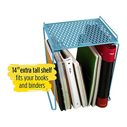 Five Star Locker Accessories, Locker Shelf, Extra Tall, Holds up to 100 pounds. Fits 12 inches Width Lockers, Teal (73325) - Image 3