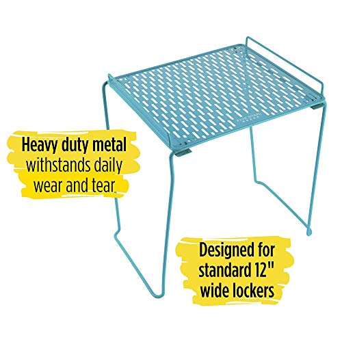 Five Star Locker Accessories, Locker Shelf, Extra Tall, Holds up to 100 pounds. Fits 12 inches Width Lockers, Teal (73325) - Image 2