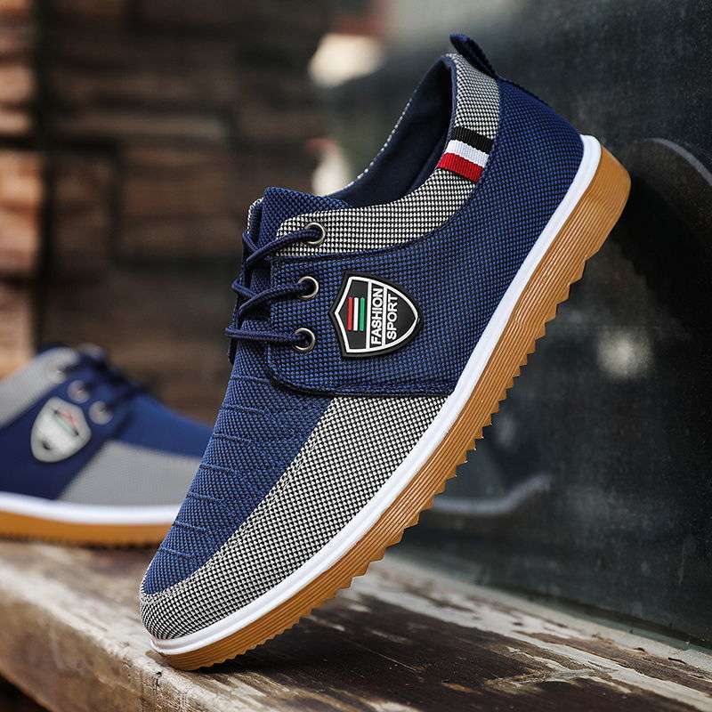2025 Spring Canvas Shoes Men'S Breathable Work Shoes Men'S Old Beijing Cloth Shoes Deodorant Versatile Lace-Up Wear-Resistant Sneakers - Image 5