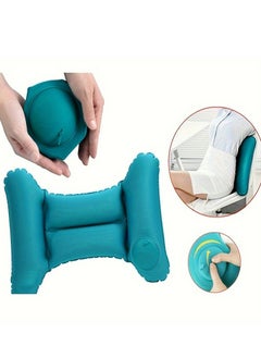 Generic 1pc,Ergonomic Inflatable Waist Pillow - Portable Lumbar Support for Enhanced Comfort on Flights, Travels, and Home or Office Use - Easy to Inflate, Versatile Travel Accessory  - Image 1
