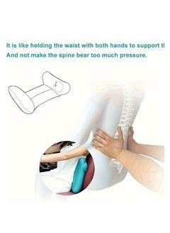 Generic 1pc,Ergonomic Inflatable Waist Pillow - Portable Lumbar Support for Enhanced Comfort on Flights, Travels, and Home or Office Use - Easy to Inflate, Versatile Travel Accessory  - Image 5