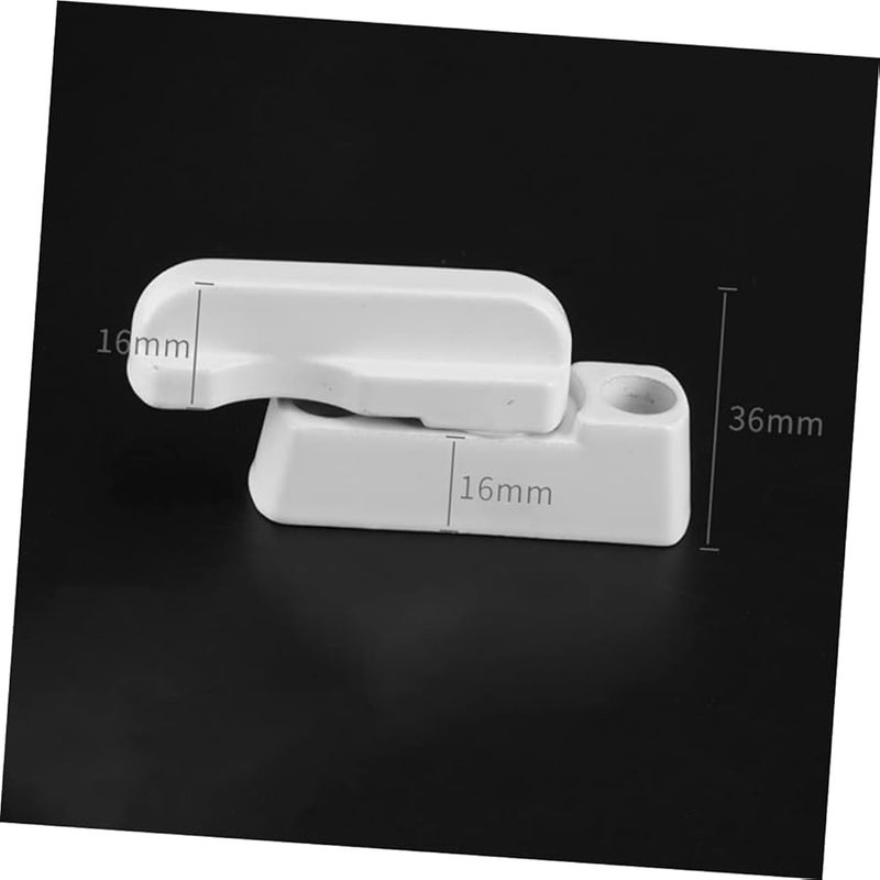 5Pcs White Window Locks For Home Safety Easy Install Durable Design Enhance Security - Image 4