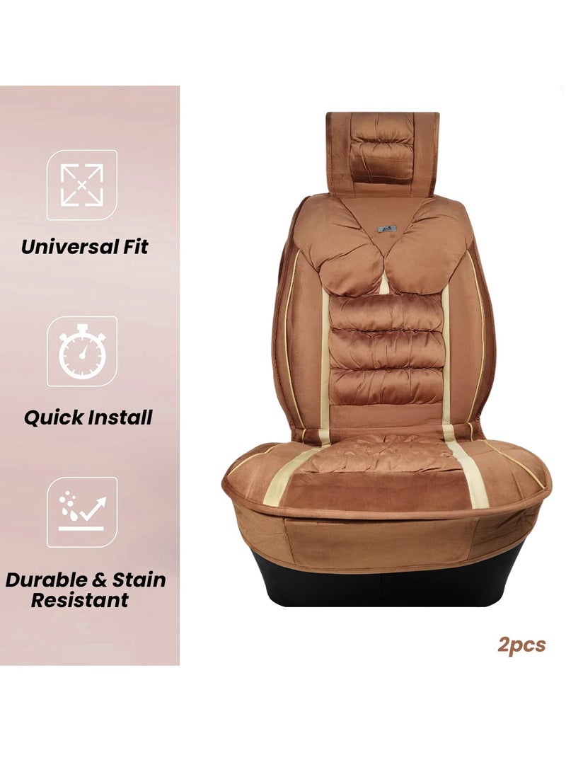 3XR 3XR Premium Comfort Car Seat Covers – Luxurious 2-Piece Set for Style & Protection - Image 3