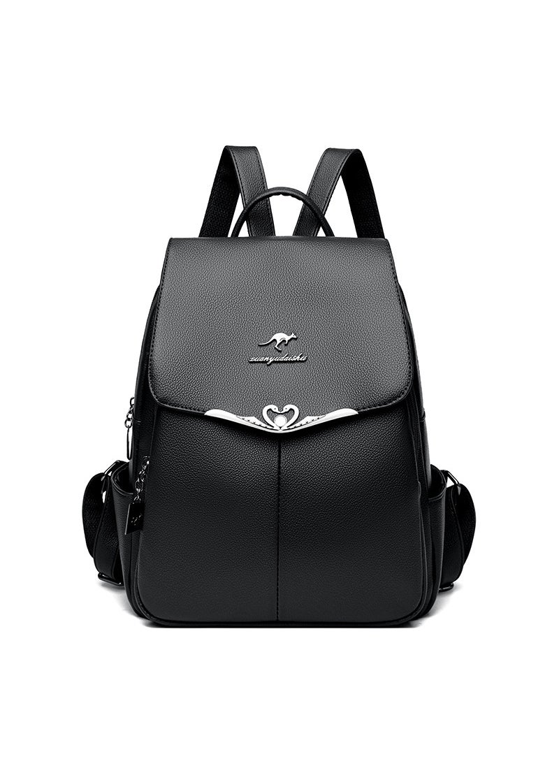 Korean Style Womens Backpack Large Capacity Black - pzsku/ZC9D53860A38206481848Z/45/_/1730313298/9f3dc226-9fd9-45db-a00b-957568a55506