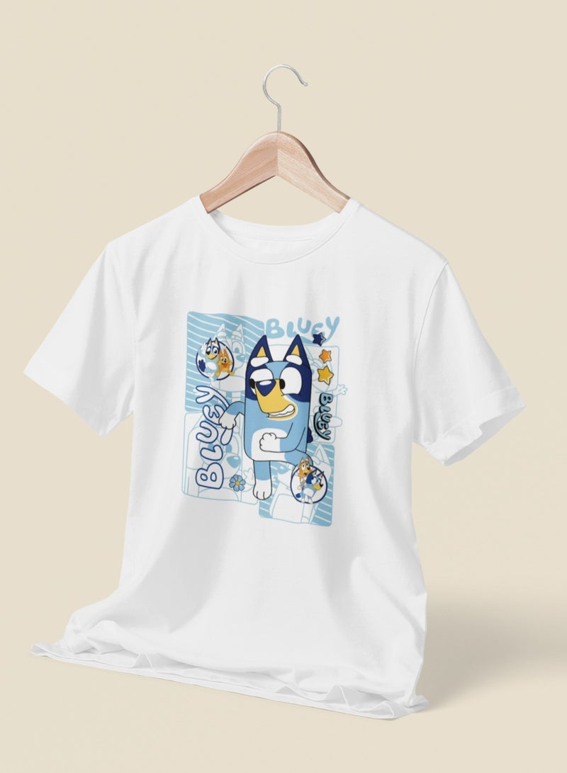 ZOOM Cute Bluey T-Shirt for Toddlers and Kids 
