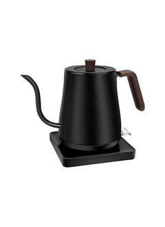 SINCHER Electric Temperature Control Gooseneck Kettle, Pour Over Kettle for Coffee Tea Brewing, Stainless Steel Inner Lid and Bottom, 1200W Rapid Heating,For office tea,Matte Black  - Image 2
