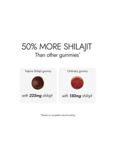 Kapiva Himalayan Shilajit/Shilajeet Gummies (60 Count) | Ginger Honey Flavour | 225mg Shilajit/Gummy | NABL-Certified Shilajit Gummy | Boosts Energy Levels, Endurance & Stamina - pzsku/ZC9D560E2AC7AF25BB7DDZ/45/_/1738146496/e17b6c4d-c5fe-44c0-be82-03c7e2c362b0