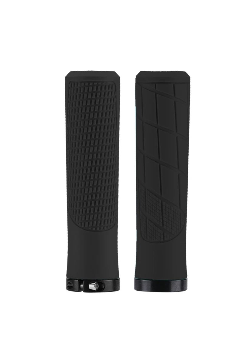 Black MTB Grips Handles for Bicycle Cuffs Mtb Bike Gauntlet Lock on Handlebar Cover 22mm Bike Grip M