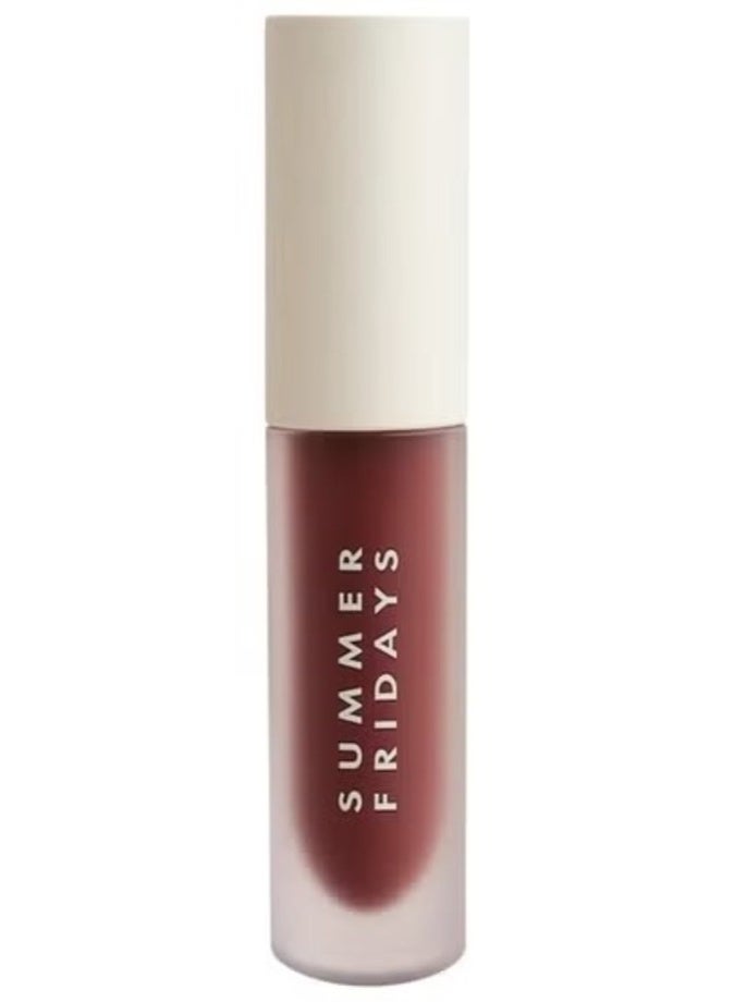 Summer Fridays Dream Lip Oil - Hydrating Translucent Lip Gloss, Rosewood Nights - A nourishing touch of sheer rosy brown 4.5ml - Image 1