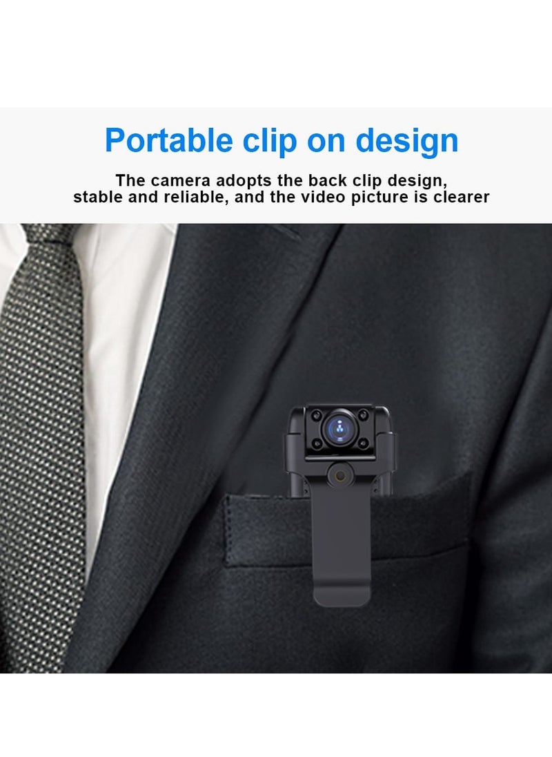 GULFLINK 1080P MD36 Mini Body Camera Pocket Night Vision Security Cam For Cars PIR Video Recorder Sport DV Mini Body Camera  - Image 5