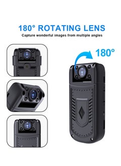 GULFLINK 1080P MD36 Mini Body Camera Pocket Night Vision Security Cam For Cars PIR Video Recorder Sport DV Mini Body Camera  - Image 2