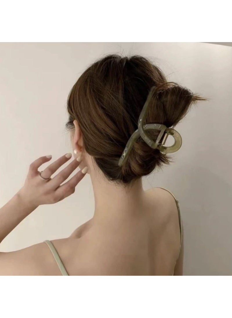 FASHION HOME 8PCS Hair Accessories For Thick Medium Thin Curly Hair Hair Clips Claw Mini Square Claw Clip  - Image 3