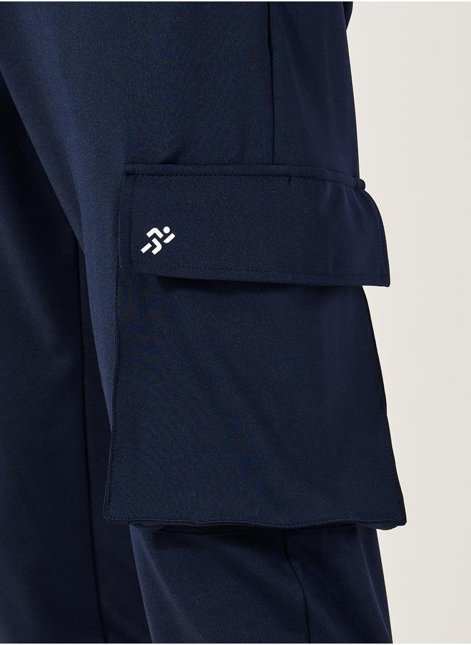 Styli Slim Fit Cargo Trackpants with Zip Pocket Detail  - Image 3