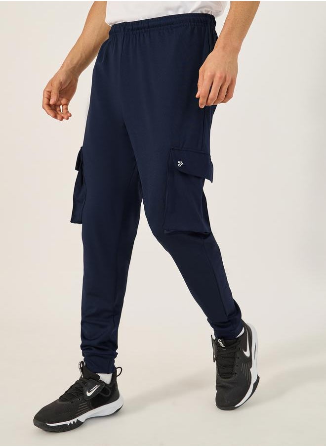 Styli Slim Fit Cargo Trackpants with Zip Pocket Detail  - Image 1