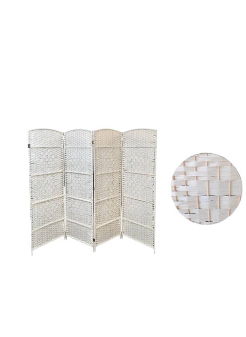 Foldable partition room divider, 4 panels
