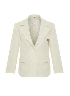 White Oversize Lined Woven Blazer Jacket TWOSS22CE0077 - pzsku/ZC9D5E25C7AC1F8FDCC30Z/45/_/1739718232/58e0c31c-3995-4558-b962-2b1b75bda150