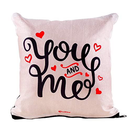 ARCHIES Love Cushion Set (30x30 CM) Gift for Girlfriend/Boyfriend/Couples/Husband, Wife on Valentine's Day, Anniversary, Birthday VALCUS51 - Image 1