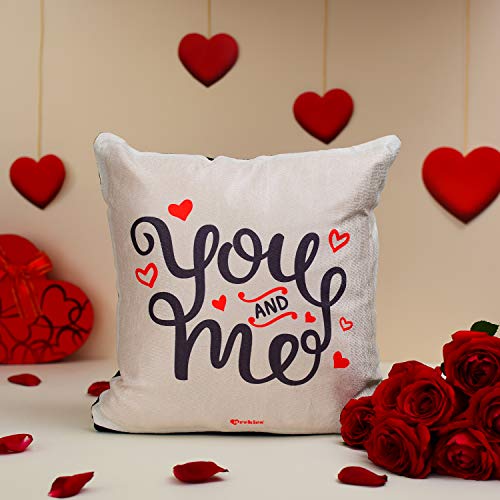 ARCHIES Love Cushion Set (30x30 CM) Gift for Girlfriend/Boyfriend/Couples/Husband, Wife on Valentine's Day, Anniversary, Birthday VALCUS51 - Image 2