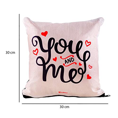 ARCHIES Love Cushion Set (30x30 CM) Gift for Girlfriend/Boyfriend/Couples/Husband, Wife on Valentine's Day, Anniversary, Birthday VALCUS51 - Image 3