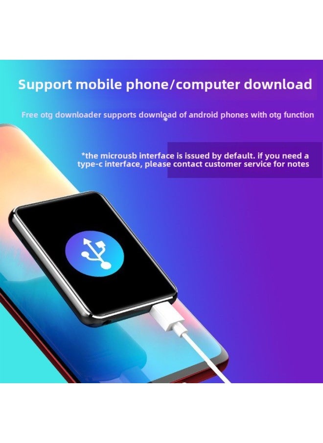 Nobixing V3 Bluetooth Camera Mp3 Mp4 Touch Screen E-book Music Walkman Student Mp5 Video Player-Body Color:A30 Camera Bluetooth Chinese Version [photo + Camera + E-book + Music + Video + Recording]-Memory Capacity:4GB