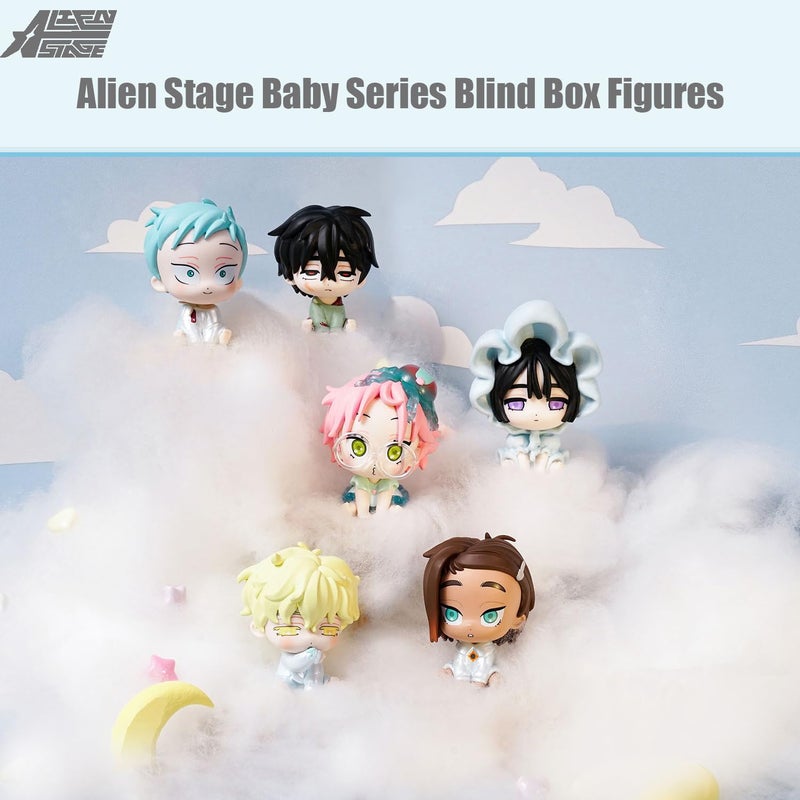 YJacuing Anime Alien Stage Baby Series Mystery Blind Box Figures, Officially Licensed Collectible Statues (Single Box, Contains One Random Character) - Image 2