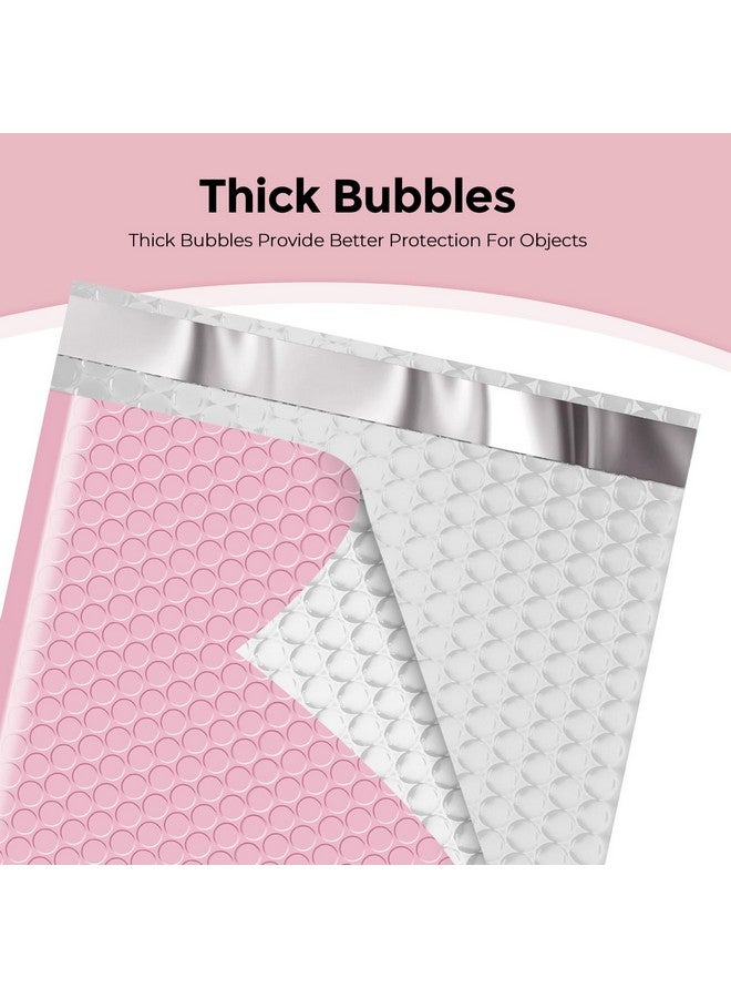 Metronic 40 Pack Bubble Mailers 10.5X16 ", Light Pink Padded Envelopes, Strong Adhesion Bubble Envelopes, Large Mailing Envelopes Waterproof #5 For Small Businesses, Bubble Mailers Usable Size 10.5X15 - Image 4