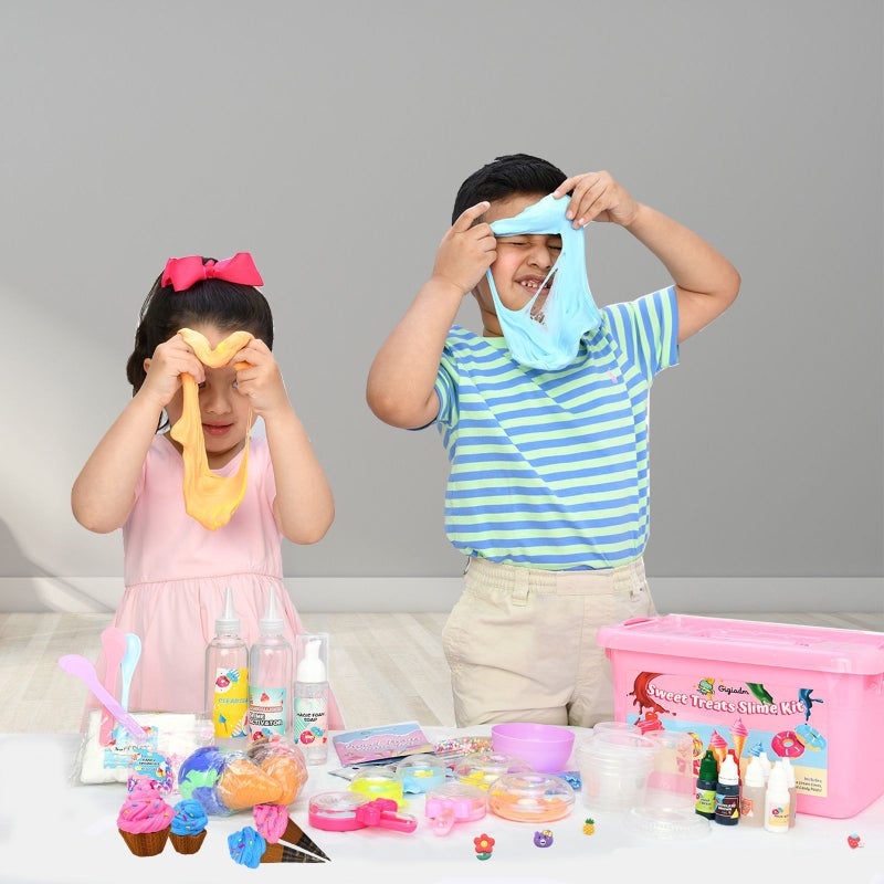 DIY Bubble Glue Fake Water Donut Slime Kit for Girls - Crystal Clay & Bubble Glue - Image 3