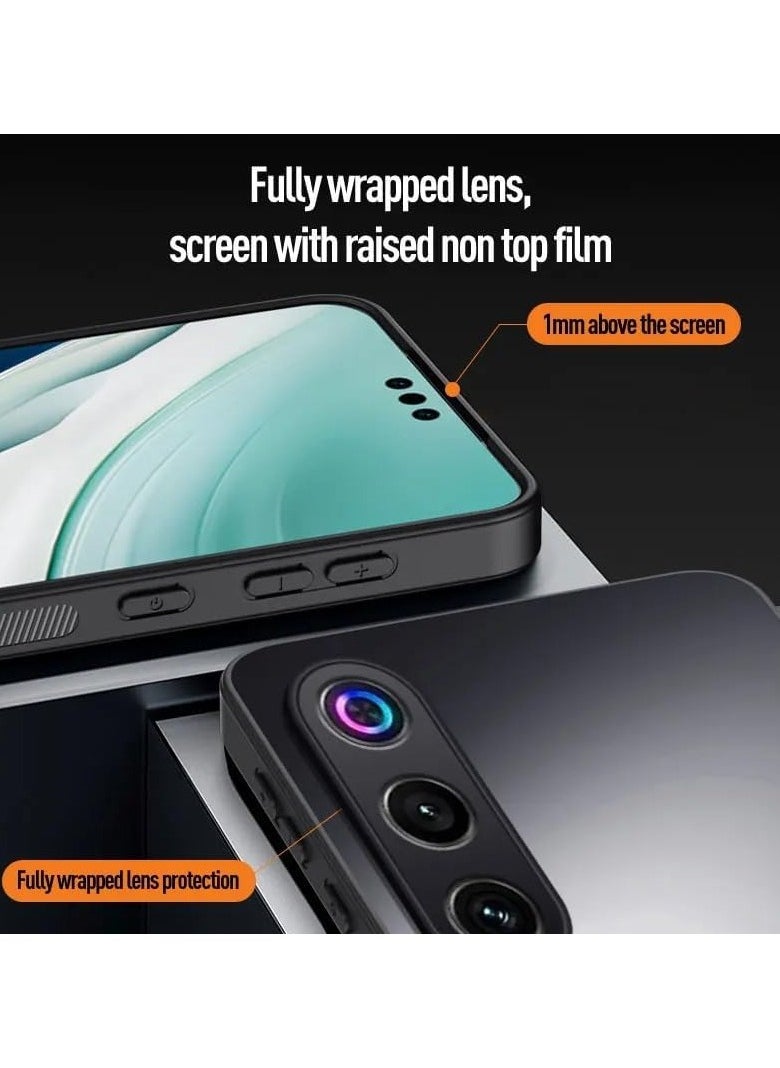 General Phone Case Compatible ZTE Nubia Red Magic 10 Air 2025, Metal Touch Matte Phone Case, Lens Protector Convex Edge Shockproof Slim Design Phone Case Ultra Slim Version  - Image 2