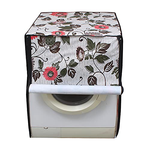 Lithara Waterproof Front Load Washing Machine Cover For 7 Kg, 7.2 Kg, 7.5 Kg, 8 Kg (Design_21) - Image 1