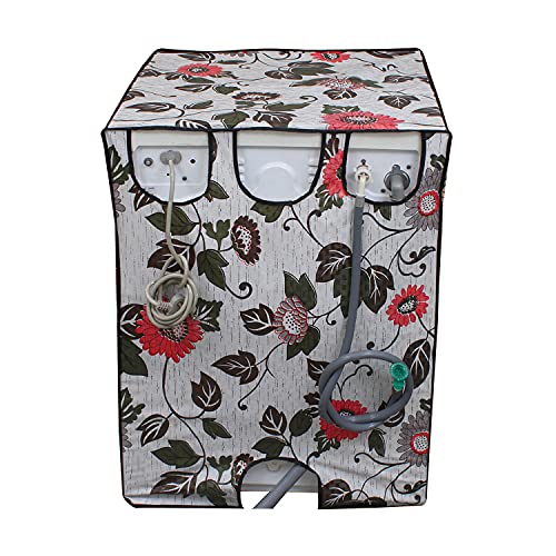 Lithara Waterproof Front Load Washing Machine Cover For 7 Kg, 7.2 Kg, 7.5 Kg, 8 Kg (Design_21) - Image 4