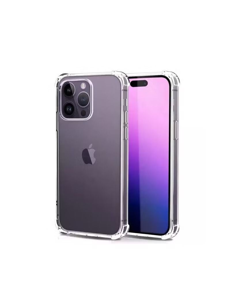 IAF iPhone 14 Pro Max Case 6.7 inch Anti-Explosion Back Ultra Thin Case Anti-Drop Shockproof Protection Full Coverage Lens Clear Case iPhone 14 Pro Max Cover Clear - Image 1