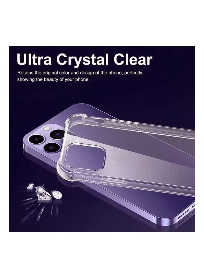 IAF iPhone 14 Pro Max Case 6.7 inch Anti-Explosion Back Ultra Thin Case Anti-Drop Shockproof Protection Full Coverage Lens Clear Case iPhone 14 Pro Max Cover Clear - Image 4