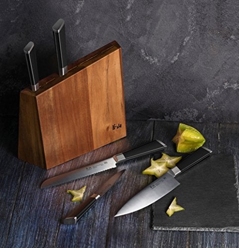 Cangshan Y2 Series Knife Set, 6-Piece German Steel Block, Silver - Image 5