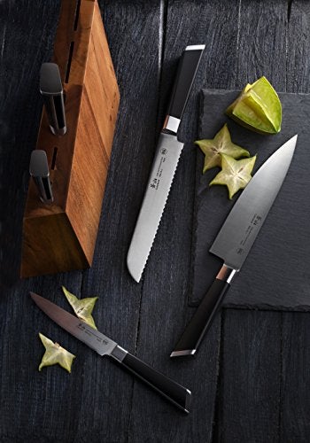 Cangshan Y2 Series Knife Set, 6-Piece German Steel Block, Silver - Image 3