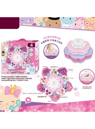 Kids' Makeup Toys Set Simulation Cosmetic Kit Eye Shadow Lipstick Nail Polish Perfume Spray Waterproof Easy To Clean-Specifications:68802 Three-layer Lotus - pzsku/ZC9D6E106EB6B1A40A22AZ/45/1745641744/e6fb8e91-dce9-4d10-bdca-f3bcf8f4ea00