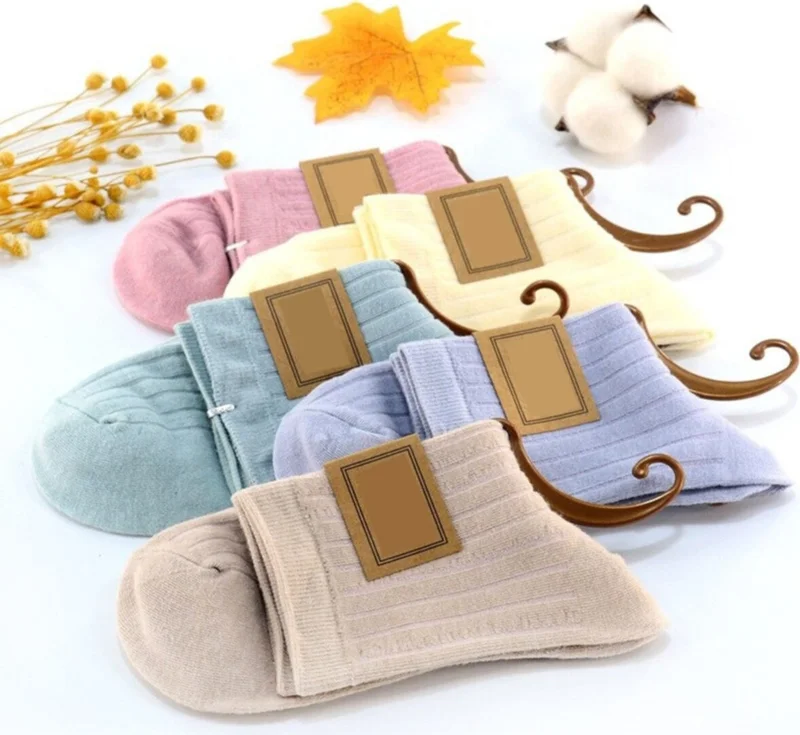 Bgk Unisex Plain Colored Socks 5 Pack Extra Comfortable
