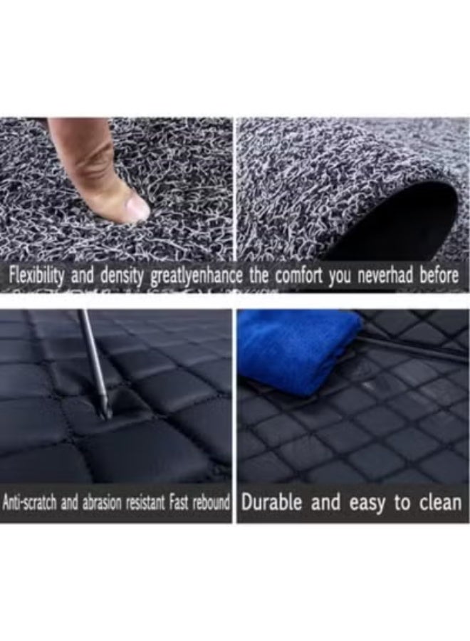 Premium 9D Leather Car Mats - Full Coverage Dual-Layer Protection - Waterproof & Dirt-Proof Luxury Floor Liners for Total Interior Defense - Image 4