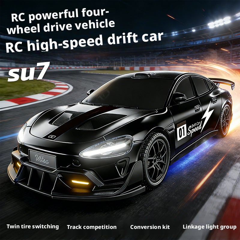 RC Remote Control Car for Boys SU7 High Speed 4WD Drift Racing Car - Image 2