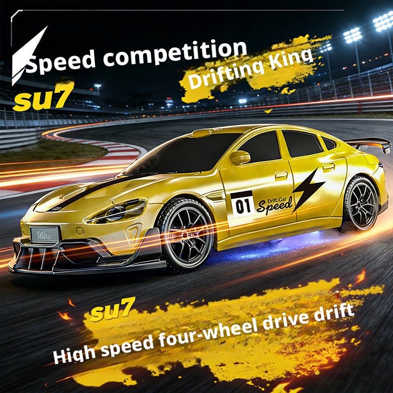 RC Remote Control Car for Boys SU7 High Speed 4WD Drift Racing Car - Image 1