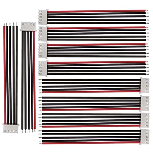 FLY RC 14.8v 4s Lipo Battery 5pins Balance Charger Cable Lead Wire Connector (10pcs 4s 5pin) - Image 1