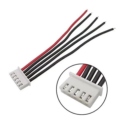 FLY RC 14.8v 4s Lipo Battery 5pins Balance Charger Cable Lead Wire Connector (10pcs 4s 5pin) - Image 3