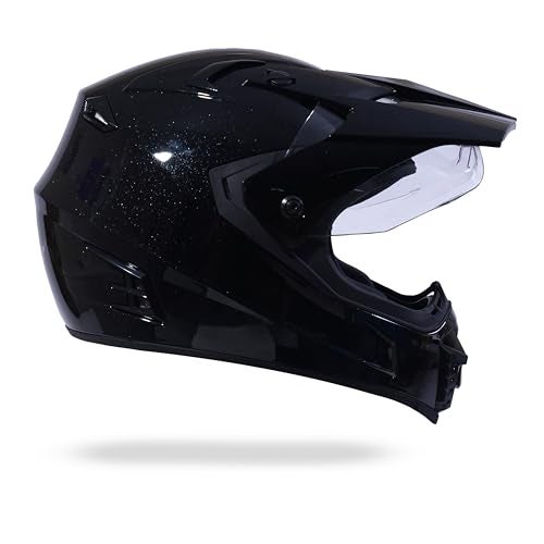 HIKER by VARROC | Meteor Full Face Helmet for Men and Women, ISI Certified Flip-Up Helmet, Lightweight, Polycarbonate Visor for Clear Visibility, Easy to Maintain (Size: L, 600MM, Gloss Black) - Image 1