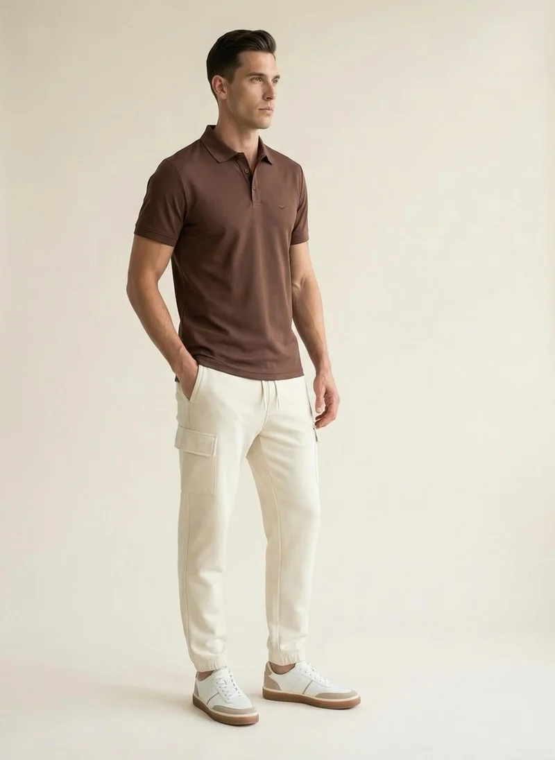 NOBERO Madder Brown Nobero Polo T-Shirt for Men for Men | Best Price UAE