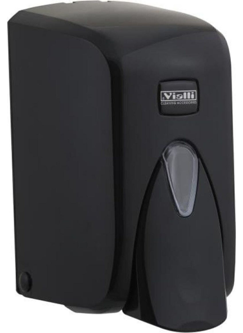 Vialli White S5B Liquid Soap Dispenser 500 ml (Black) Plastic 