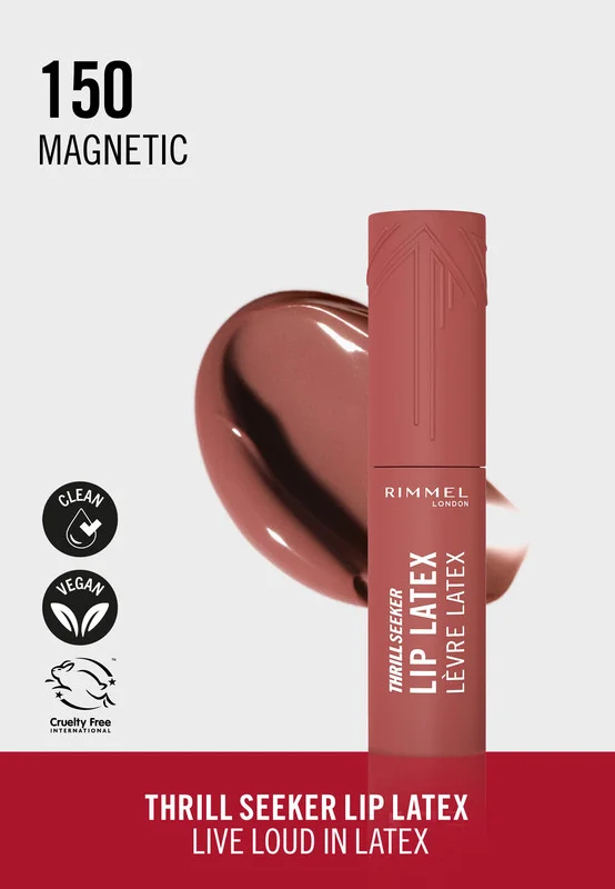 RIMMEL LONDON Thrill Seeker Lip Latex - 150 - Magnetic, 6ml