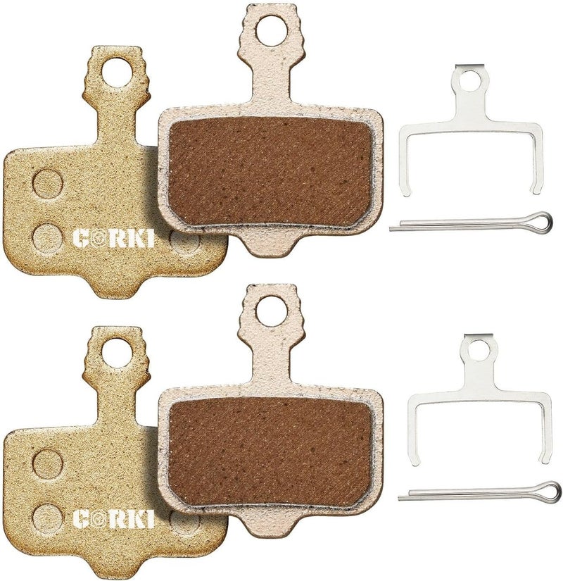 corki 2 Pairs Disc Brake Pads for Sram Avid Elixir 1 3 5 7 9 R ER CR Mag Level TL T Sram XX X7 X9 XXWC DB1 DB3 DB5(Resin,Semi-Metallic,Sintered Metal) - Image 1