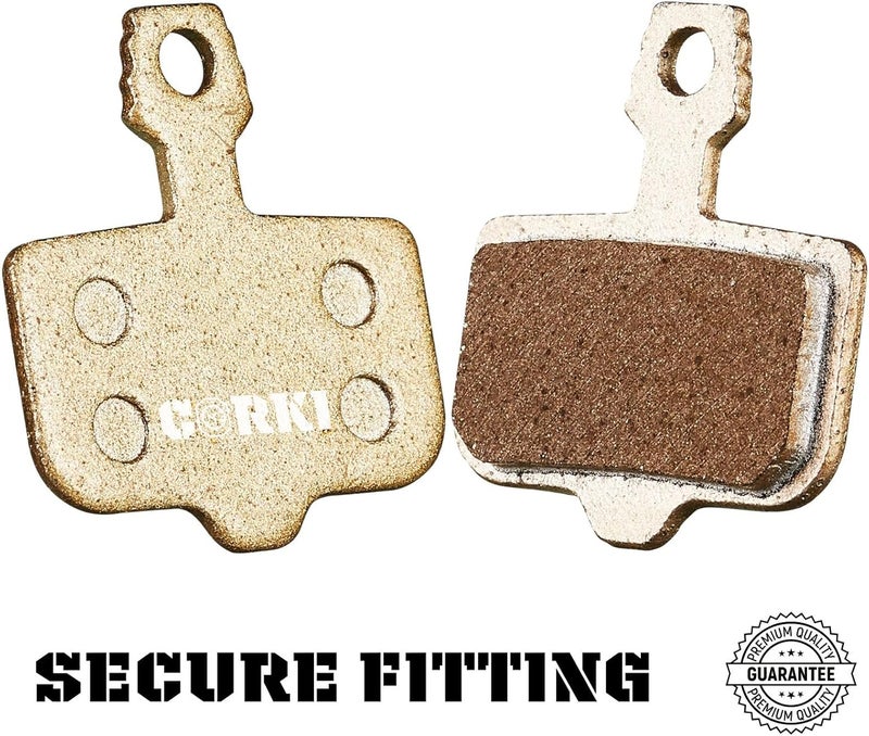 corki 2 Pairs Disc Brake Pads for Sram Avid Elixir 1 3 5 7 9 R ER CR Mag Level TL T Sram XX X7 X9 XXWC DB1 DB3 DB5(Resin,Semi-Metallic,Sintered Metal) - Image 4